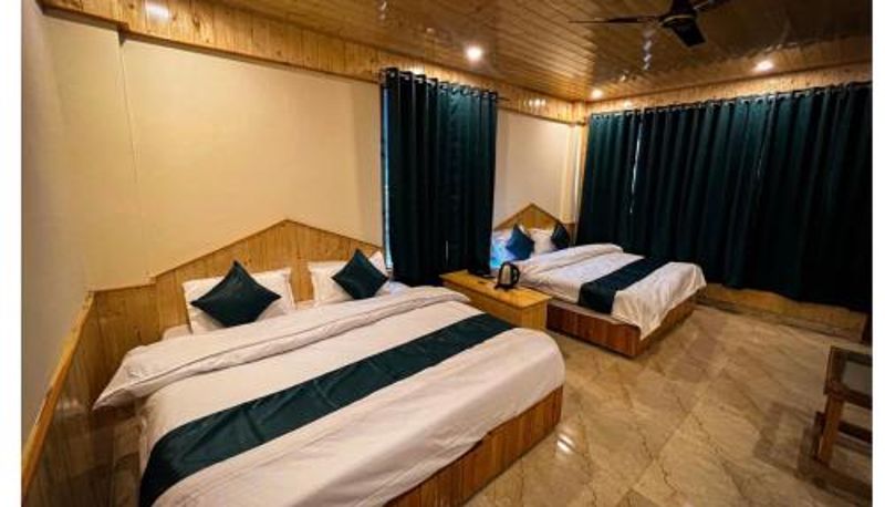 Pokój typu family - Hotel Mid Orchard Kasol -River Side
