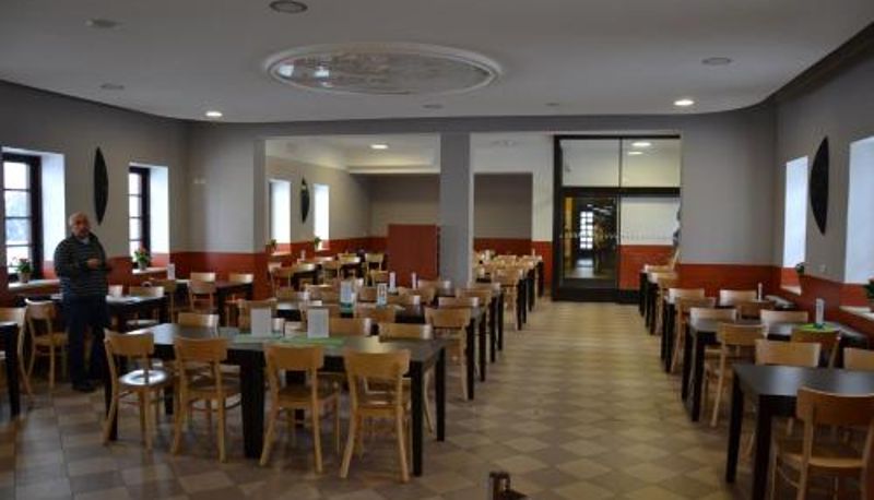 Sala śniadaniowa w restauracji - Motorest a Motel Rohlenka Austerlitz
