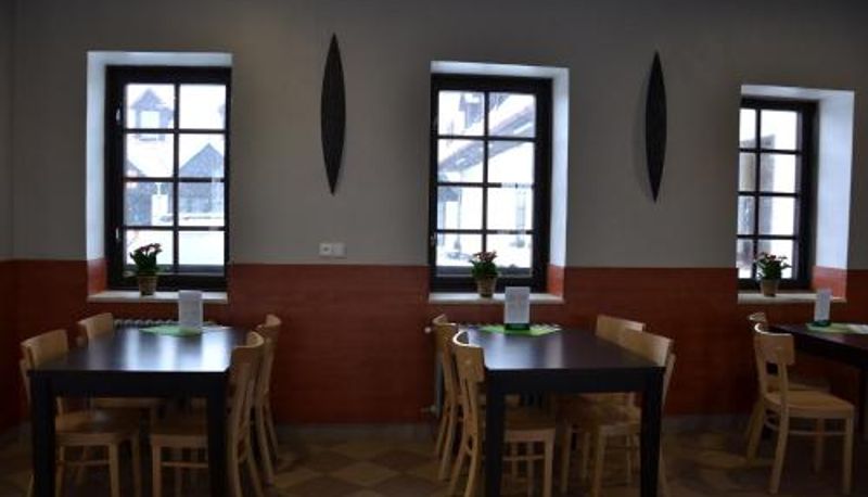 Sala śniadaniowa w restauracji - Motorest a Motel Rohlenka Austerlitz
