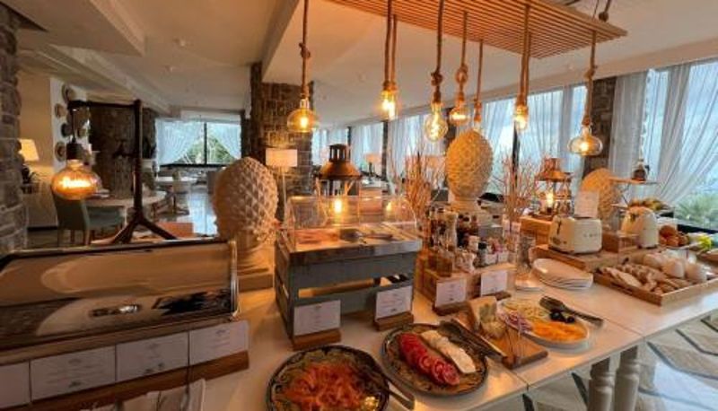 レストラン内の朝食ルーム - Romantic Relais Sorrento