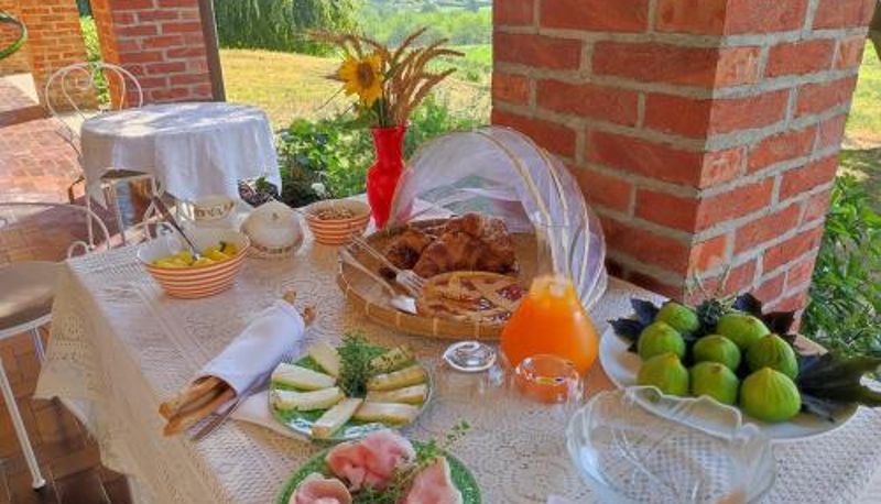 Sala śniadaniowa w restauracji - Villa Pieve B&B
