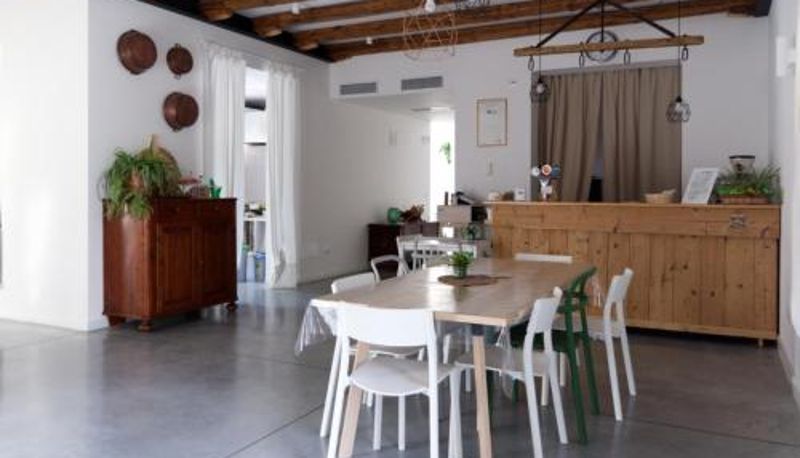 Salle de petit-déjeuner dans le restaurant - La Selce Farmhouse