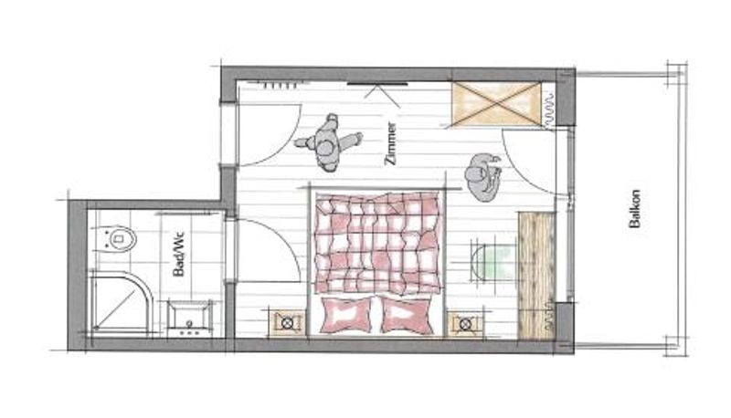 Room - Gasthof Venedigerblick