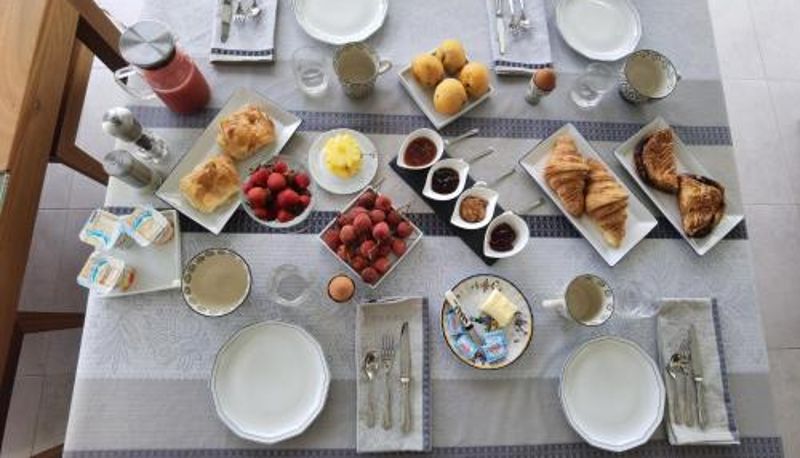 Sala prima colazione all'interno del ristorante - le Jacaranda du Guillaume