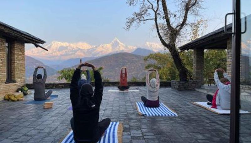 Wellness- und Fitnessbereich - Tiger Mountain Pokhara Lodge