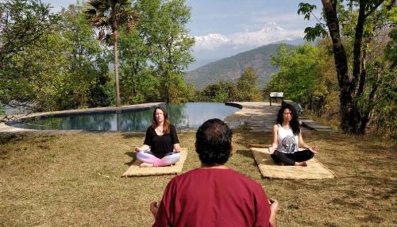 Wellness- und Fitnessbereich - Tiger Mountain Pokhara Lodge