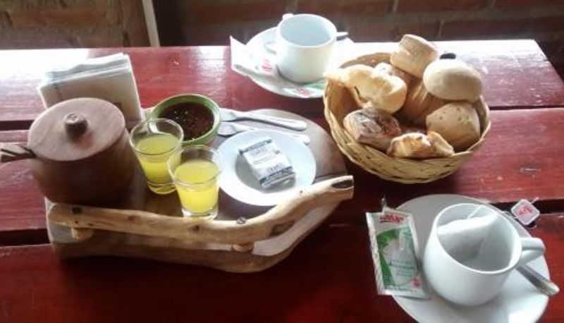 Sala de desayunos dentro del restaurante - Posada del Tata
