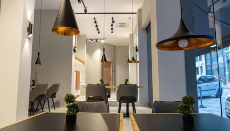 Restoran içinde kahvaltı salonu - Grand Port Suites