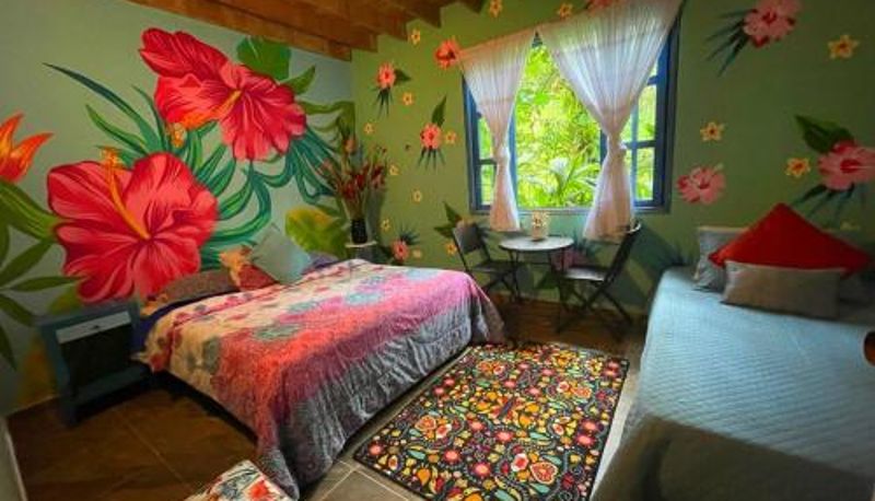 Dreibettzimmer - La Nube Eco-Hotel