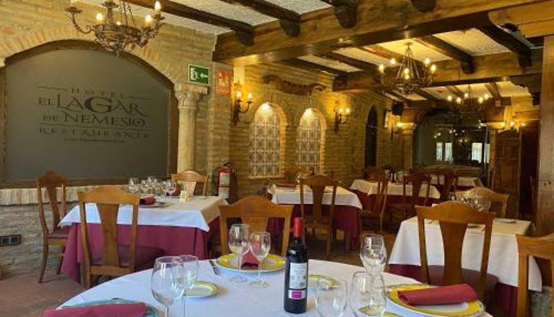 Sala de desayunos dentro del restaurante - Hotel Rural El Lagar de Nemesio