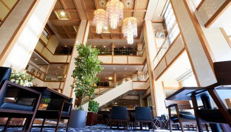 Frühstücksraum innerhalb des Restaurants - Tsukasa Royal Hotel