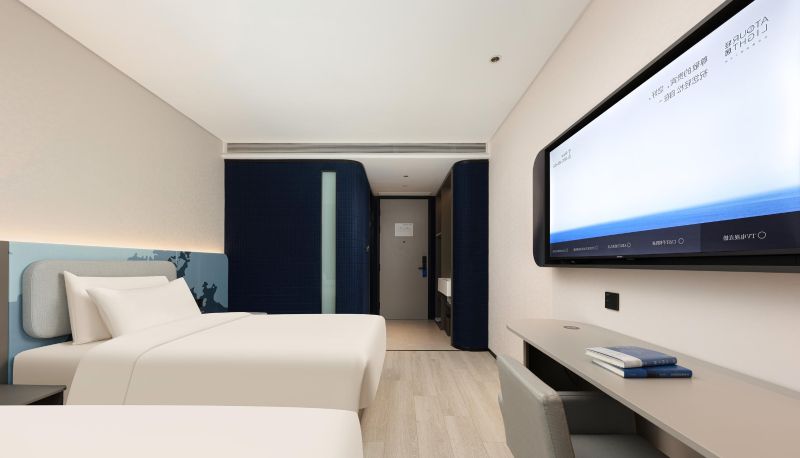 Zimmer - Wuhan Hubei University Xudong Subway Station Light Residence Hotel