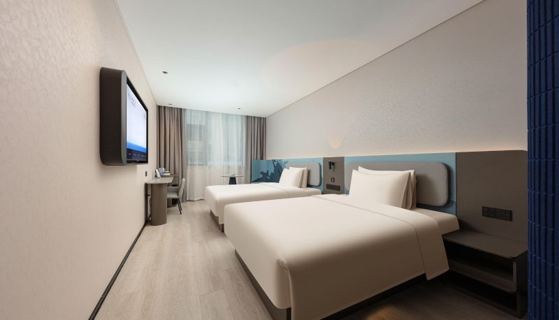 Zimmer - Wuhan Hubei University Xudong Subway Station Light Residence Hotel