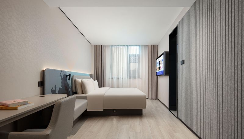 Zimmer - Zhuji Binjiang North Road Sports Park Light Residence Hotel