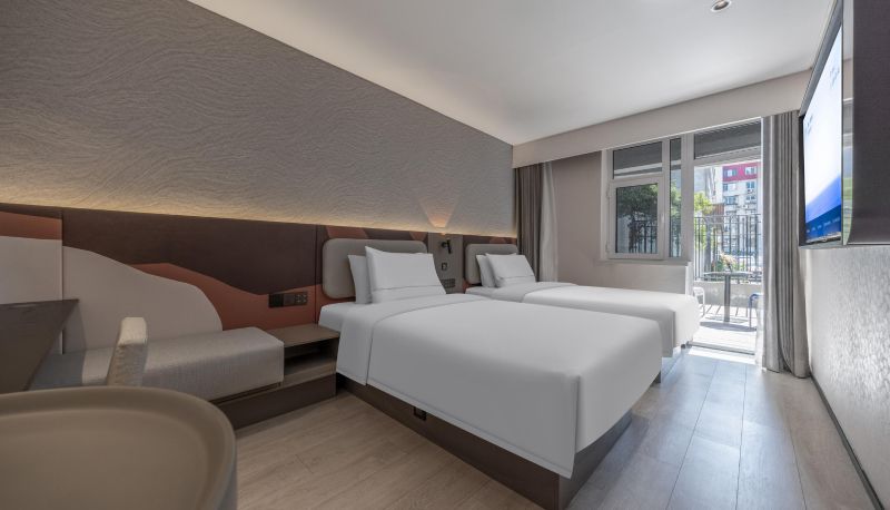 Chambre - Tianjin Binhai Third Street Light Residence Hotel