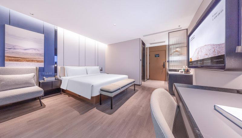 Kamer - Tianjin Wudao Tonglou Subway Station Atour Hotel