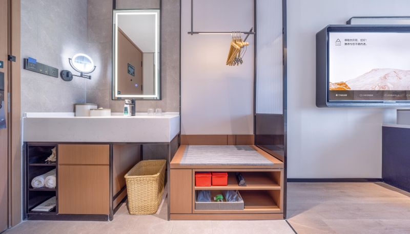 Kamer - Tianjin Wudao Tonglou Subway Station Atour Hotel