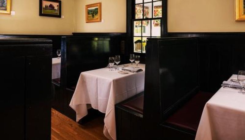 Restoran içinde kahvaltı salonu - Ashby Inn & Restaurant