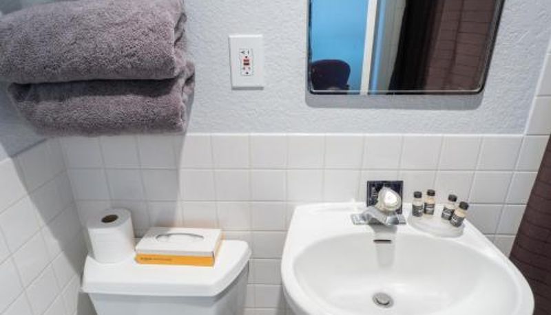 Cuarto de baño - Siesta Motel Colfax WA