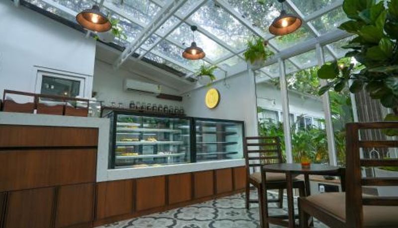 Sala de desayunos dentro del restaurante - Vagator Swimup - Suites with private pool