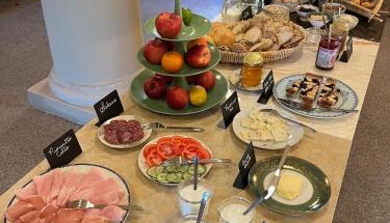 Frühstücksraum innerhalb des Restaurants - B&B lo scudaio Palazzo Marchionneschi