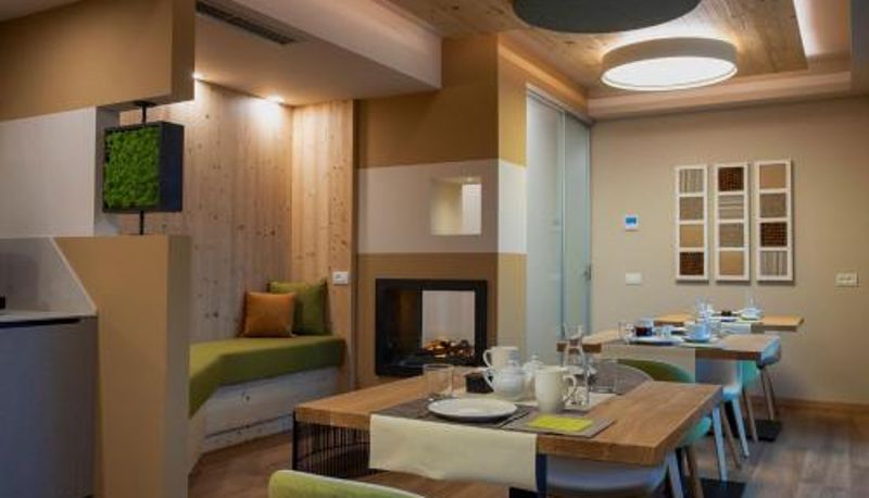 Frühstücksraum innerhalb des Restaurants - Balibà Ride & Relax