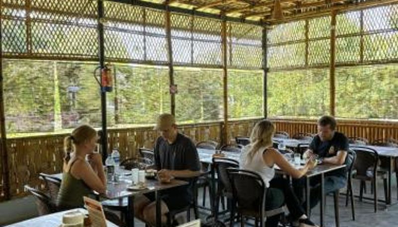 Breakfast room within the restaurant - Kaziranga Kodom Bari Retreat