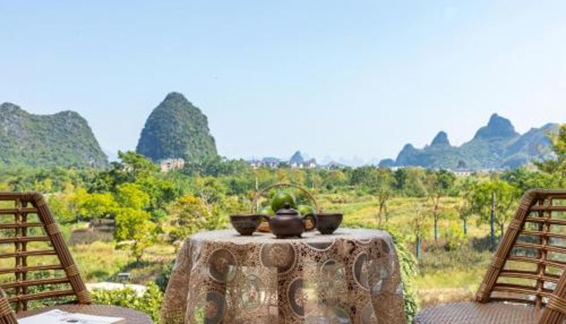 Kamer - Guilin Village Creek Inn & Free pick up service over three nights