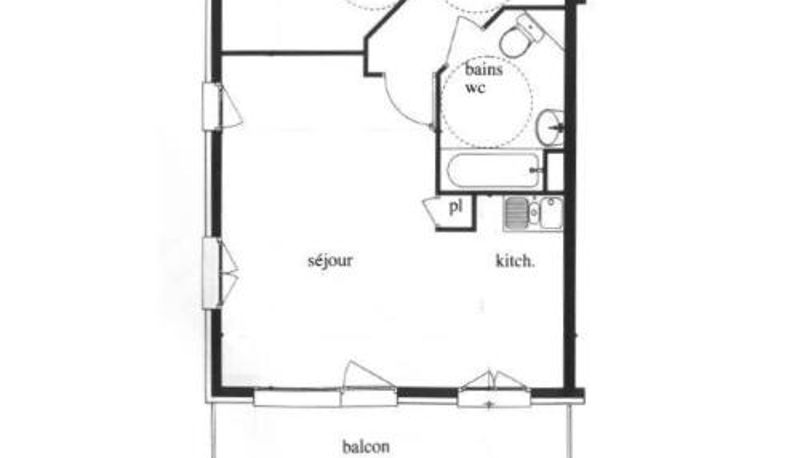 Bilgi - Résidence Bosson - Appartement 8 personnes ski aux pieds aux Ménuires MAE-3814