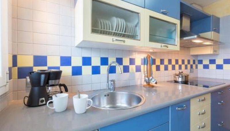 Kuchnia - Malgrat de Mar Blvd Seaview Apartment