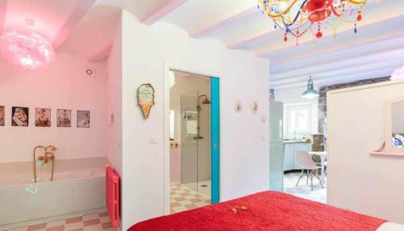 Appartement - La Suite Años 50 La casa de Barbie Chimenea de leña