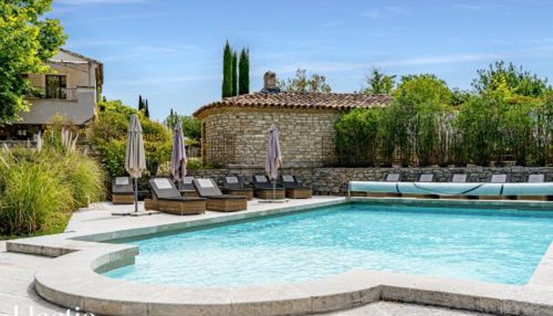 Piscina - Résidence Les Petitons- Luberon Lodges & Heated Pool