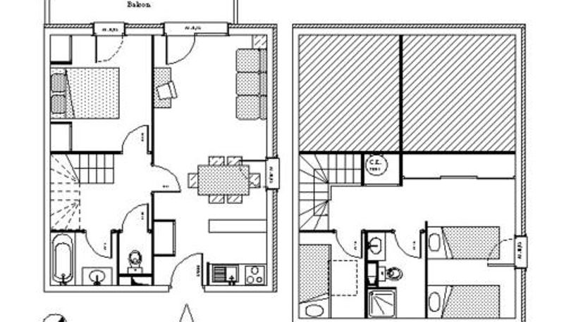 Informacje - Résidence Le Clos Vanoise - Appartment 3 pièces mezzanine - 8 personnes MAE-4331