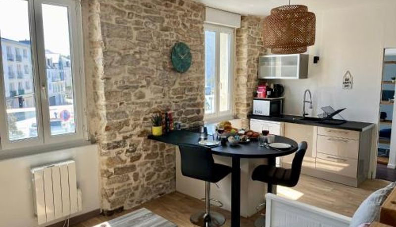 Apartament - Logement chaleureux et lumineux avec pierres apparentes à l'Étang au Duc - L'ÉCRIN BRETON