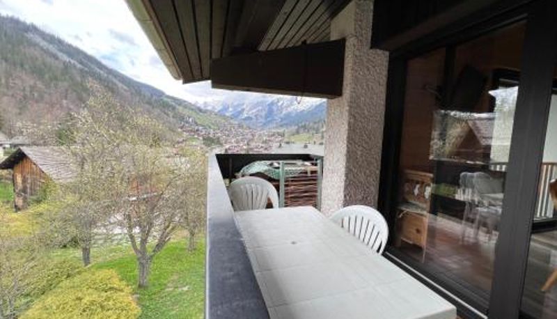 Terasse - belle vue - Parking SAPAUDIA G - Appartement skis aux pieds