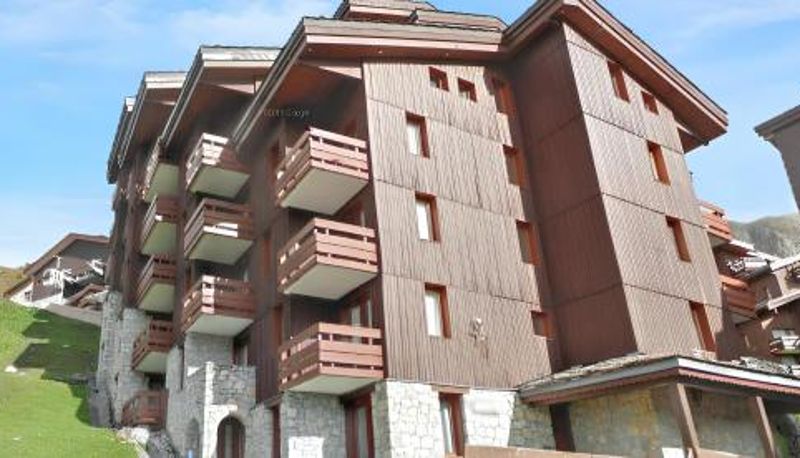 Otel açık alanı - Studio cosy à Mâcot-la-Plagne 24 m² avec vue montagne