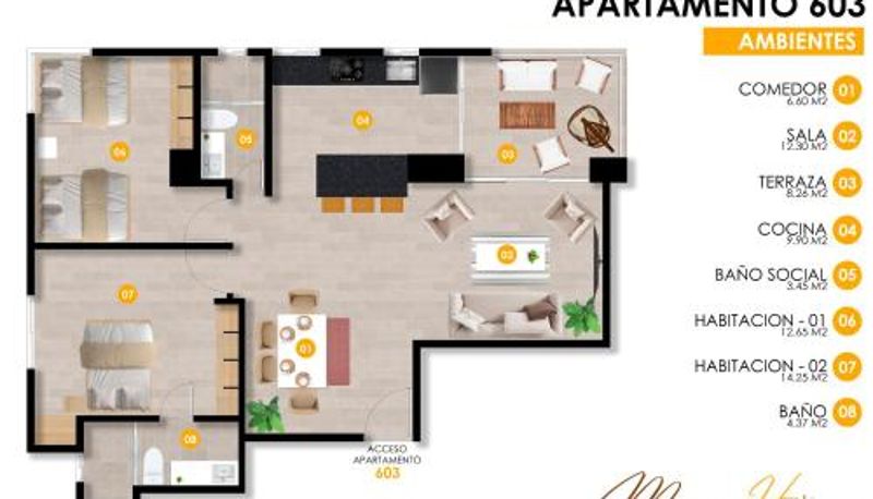 Apartament - 2BR Oceanfront Apartment - Direct Beach Access - Modern and Spacious - 6th Floor