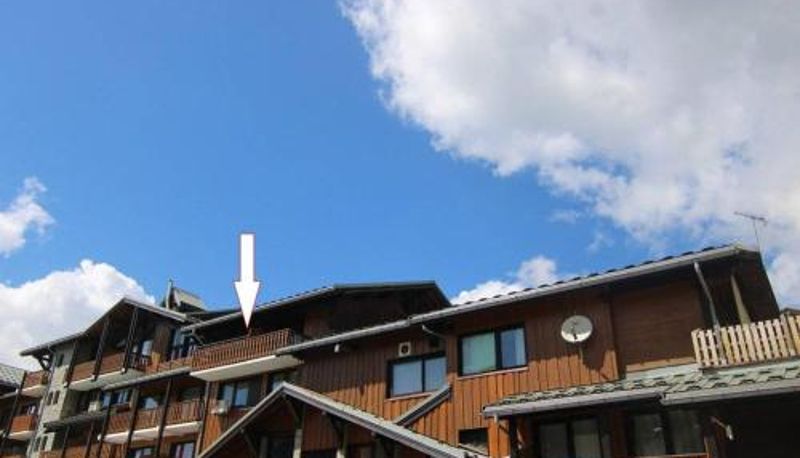 Standart oda - centre station  balcon sud Studio mezzanine Les Saisies - 4 pers