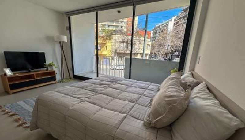 Info - RentUp - Palermo Estudio luminoso con balcon privado y acceso a piscina en terraza hasta 2 huespedes
