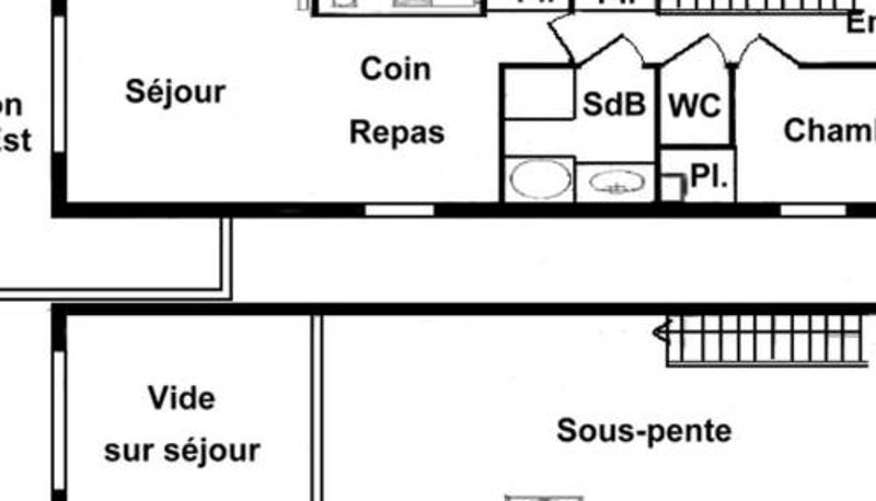 Standart oda - Animaux admis  6 pers Les Saisies: Appartement 52m²