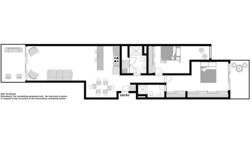 Quarto standard - Unit 201/4-8 Bullecourt Street The Shoal Apartments