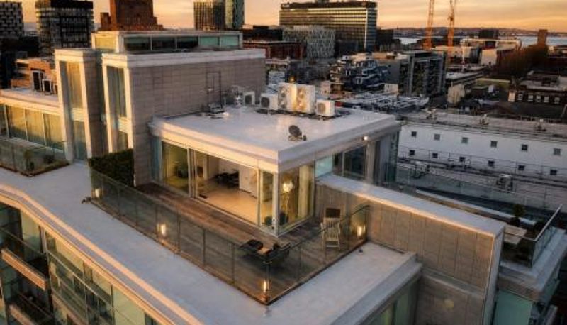 Daire - Secure Parking  Huge Balcony & Skyline Views Sidemersey Livings - Liverpool City Centre Penthouse