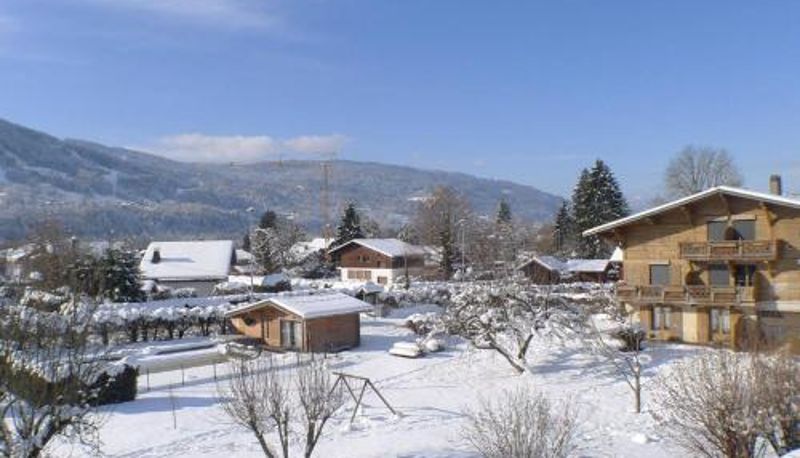 Quarto standard - Appartement spacieux 3 pièces avec balcon et garage à Samoëns