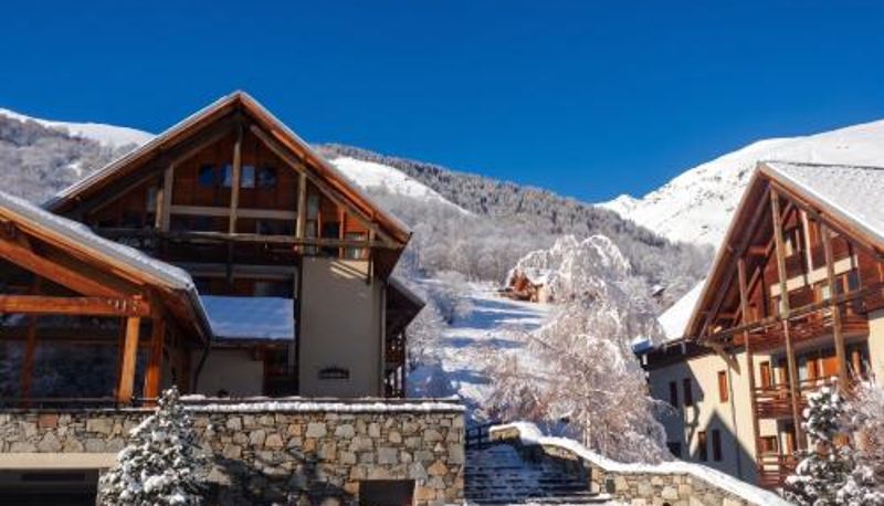 Otel açık alanı - Studio charmant à Valloire - 21m² - Vue sur montagne