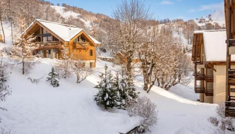 Otel açık alanı - Studio charmant à Valloire - 21m² - Vue sur montagne
