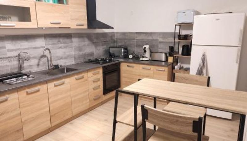 Mutfak - Appartement chaleureux à Nevy-sur-Seille 70 m² avec Wifi