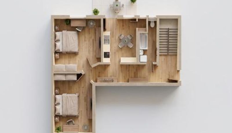 アパートメント - Haus Sonnenschein Ferienwohnung Ole