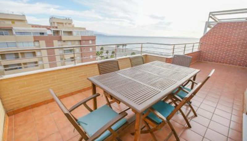 Terras - Modern apartment in Roquetas de Mar with sea view