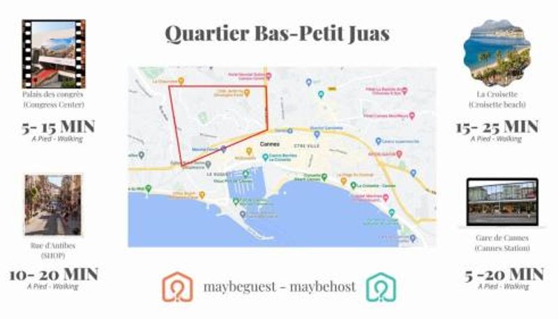 Appartamento - C062 Appart fonctionne Proche du centre Cannes