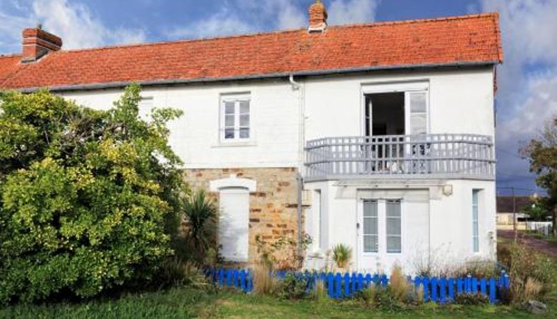 Buitenruimte van het hotel - La Brise de Barneville - Appt proche plage